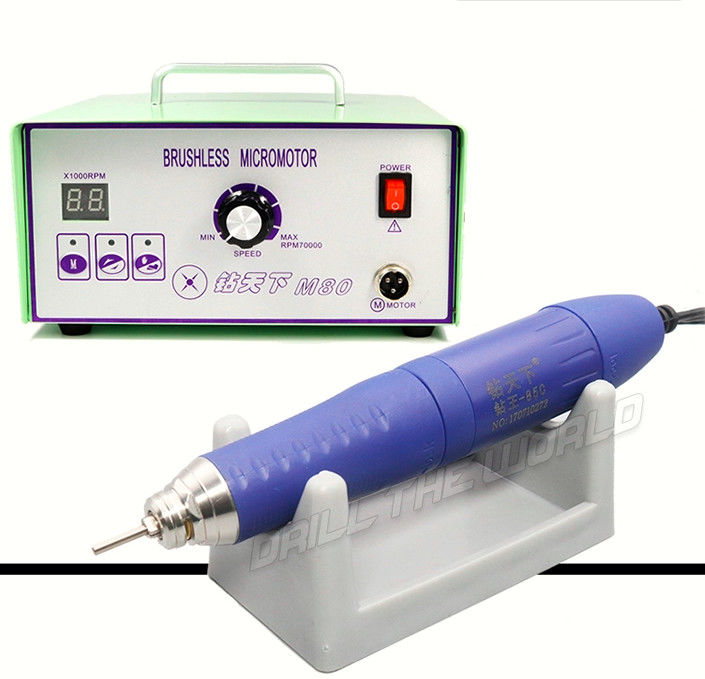 micro- van het Laboratoriummachines van 150W 70000rpm Tand Brushless Motor Micromotor DC0-36V 1.5A